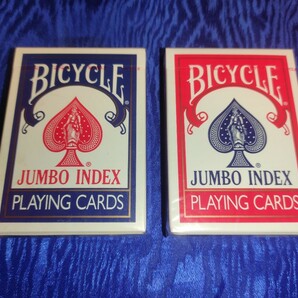 BICYCLE JUMBO INDEX 青赤 未開封の画像1