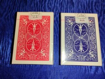 BICYCLE STRIPPER DECK 赤青　未開封_画像2