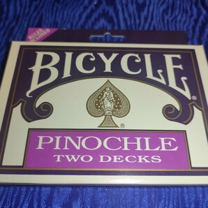 BICYCLE PINOCHLE TWO DECKS 未開封の画像1