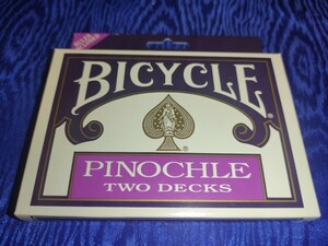 BICYCLE　PINOCHLE TWO DECKS　未開封