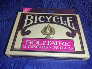 BICYCLE　SOLITAIRE 2 DECKS RULES　未開封