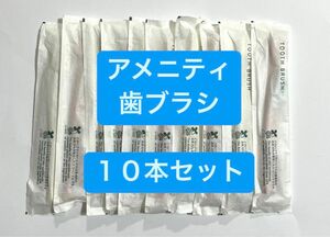 新品未使用　アメニティ　歯ブラシ　10本セット