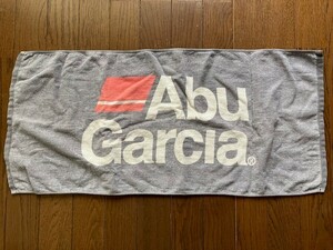 Abu Garcia　アブ・ガルシア　タオル　横70cm　縦34cm　コットン、綿100％　使用品　釣り　フィッシング　フォー・ライフ　送料無料