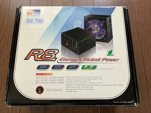 Ac Bel　ブルー、青色　LED　ATX　700W　電源ユニット　ブラック、黒　総2,760g　使用品　難あり　送料無料