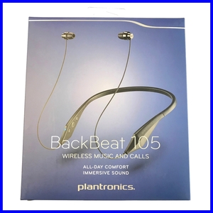 新品★限定1個★PLANTRONICS プラントロニクス Bluetooth ワイヤレスイヤホン ネックバンド型 BackBeat 105 BACKBEAT105