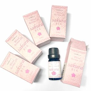 1円スタート★限1 新品 まとめ売り★ブレンドアロマオイル 10ml ×225本 さくらの香り 桜 未開封 アロマソリューション NC41031-225の画像4