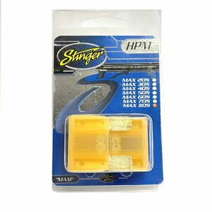 定形外★限1★未使用 パッケージに難 Stinger スティンガー MAXI ヒューズ 2個入 80A オーディオパーツ MAX-80S