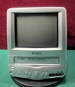 オリオン ORION VT-10W2 ビデオ付10型カラーテレビ　ブラウン管テレビ VHS 再生OK (140s)