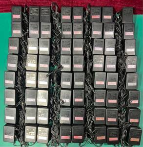  nintendo FC,SFC Famicom / Super Famicom AC adaptor HVC-002 together 64 piece large amount set (140s)