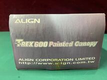未開封品　ALIGN TREX 600 Painted Canopy ヘリコプター　パーツ　(100s)_画像6