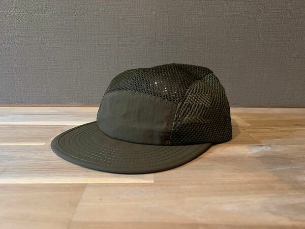 5パネルメッシュジェットキャップ 新品 UL 5panel cap カーキ jet mesh カーキ khaki フリーサイズ 