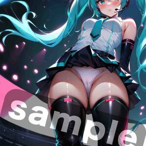 初音ミク O0422 Vol.18 同人 A4 アート ポスター イラスト ファンアート 美少女 アニメ コスプレの画像1