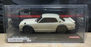 京商　MINI-Z　NISSAN SKYLINE　2000GT-R　（KPGC10）　Tuned Ver　ホワイト