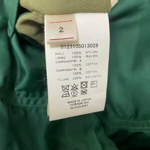 美品 希少 23ss 2023 visvim ビズビム IRIS LINER JKT アイリス ライナー ジャケット 天然染色加工 GREEN グリーン サイズ 2の画像6