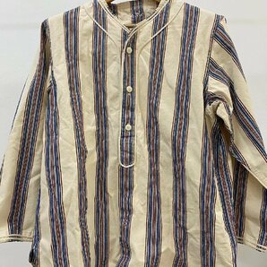 美品 VISVIM ビズビム 19SS DUGOUT SHIRT L/S ダグアウト ベースボール シャツ 長袖 オフホワイト系 3の画像1