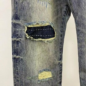 美品 NEIGHBORHOOD ネイバーフッド デニムパンツCLAW MOD SAVAGE DP NARROW Denim-jeans ジデニム サイズ Sの画像4