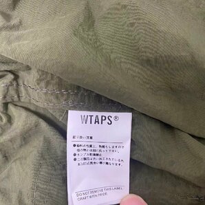 美品 22SS WTAPS ダブルタップス SHADOW JACKET NYLON TAFFETA ジャケットパーカー 221BRDT-JKM01 サイズ 3の画像6