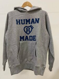  beautiful goods HUMAN MADEhyu- man meidoHEART TSURIAMI HOODIE front Logo print pull over Parker size M
