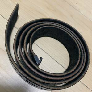 Devoa Leather Belt デヴォア ベルト レザーの画像5