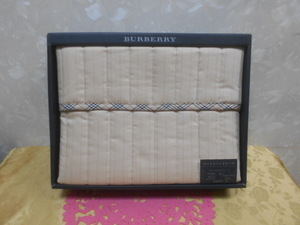 49　BURBERRY バーバリー コットンパッドシーツ♪　綿１００♪　１００×２０５㎝　未使用