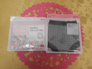 82 UNIQLO* hip hanger * Just waist shorts! 2 sheets set L not yet have on 