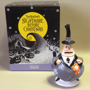 1990年代 当時物 ナイトメアー・ビフォア・クリスマス メイヤー 陶器 貯金箱 ( Vintage Schmid The Nightmare Before Christmas Mayor Bankの画像1