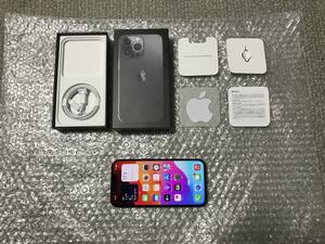 極上美品 Apple iPhone 13 Pro 256GB グラファイト MLUN3J/A 楽天モバイル SIMフリー