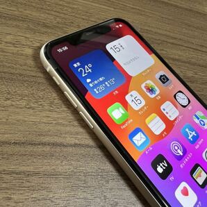 新品 iPhone11 128GB ホワイト SIMフリー バッテリー100% 未使用品の画像6