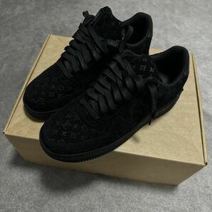 【新品未使用・確実正規品】Louis Vuitton × NIKE Air Force 1 Low Blackの画像2