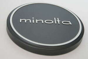 old Minolta metal front lens cap inside diameter approximately 57mm.. type secondhand goods 