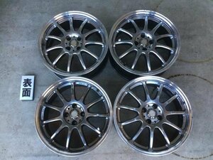 【KBT 】WORK EMOTION ワーク エモーション 11R 17×7J＋38 PCD100 4穴 アルミホイール　17インチ　【インボイス対応店】