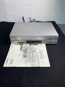 【FS0277】Victor　HR-F12　VHS　ビデオデッキ CD SONY ビデオデッキ DVDプレーヤー ソニー Panasonic DENON VHS 通電のみ確認 