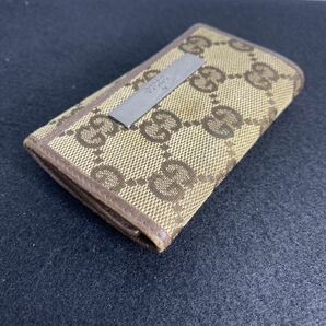 【FS0281500】GUCCI キーケース モノグラム ルイヴィトン LOUIS VUITTON 鍵 グッチ コインケース 財布 壊れ有りです。の画像4