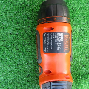 BLACK&DECKER ブラックアンドデッカー 3.6V LEDツイストドライバー PLR3602 中古の画像3