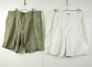 C52/DOCKERS/CUTTER BUCK/ドッカーズ/カッターアンドバック/チノパン2点セット/ハーフパンツ/ショートパンツ/W38サイズ/大きいサイズ