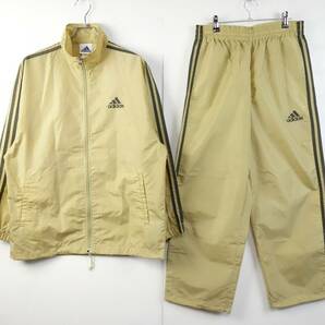 C49/Adidas/アディダス/90S/オールド/セットアップ/ウィンドブレーカー/上下/ナイロンジャケット/パンツ/Mサイズ/上下セットの画像1