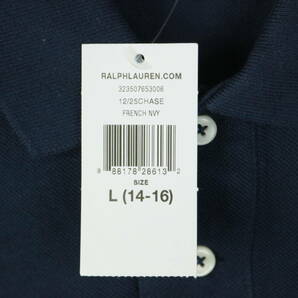 B460/POLO by Ralph Lauren/ポロラルフローレン/新品 未使用/半袖ポロシャツ/ネイビー/ビッグポニー/キッズL/14-16/の画像5