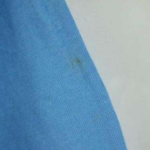 B516/anvil/アンヴィル/KEMURI/コットン半袖リンガーTシャツ/カットソー/ブルー系/メンズ/Mサイズの画像7