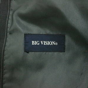 B614/BIG VISION/ビッグビジョン/フォーマルスーツ上下セットアップ/テーラードジャケット/パンツ/ピンストライプ/メンズ/Lサイズ程度の画像6