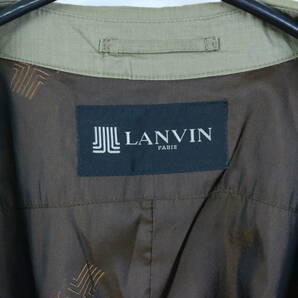 B658/LANVIN/ランバン/80S/オールド/レトロ/チェスターコート/メンズ/H46-24サイズ/M-L相当/スプリングコート/裏地付きの画像5