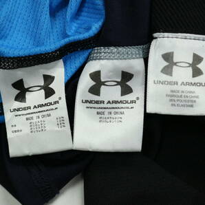 B696/Under Armour/アンダーアーマー/ノースリーブ/半袖/長袖/スポーツトップス3枚セット/ヒートギア/コールドギア/まとめ売り/メンズ/SMの画像5