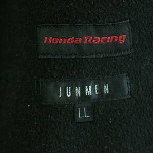 B831/HONDA RACING/ホンダレーシング/JUNMEN/ジュンメン/コットンナイロンブルゾンジャンパー/フリースライナー付き/ブラック系/メンズ/LLの画像6