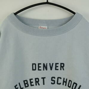 B836/Champion/チャンピオン/コットンスウェットシャツ/トレーナー/DENVER ELBERT SCHOOL/70s復刻/メンズ/Lサイズの画像3