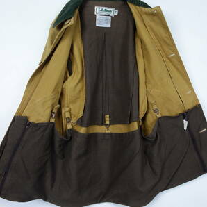 B225/L.L.Bean/エルエルビーン/アメリカ製/コットンハンティングジャケット/襟コーデュロイ/ダック地/ベージュ系/メンズ/34サイズの画像3