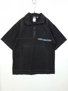 B988/Kavu/Caboo/Сделано в Соединенных Штатах/Outdoor/Half -Zip/Pellover рубашка/черный/Men/M Size