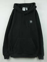 B158/Adidas Originals/アディダスオリジナルス/PLRFLEECE HOODY/ポーラフリースフーディージャケット/トレフォイルロゴ/メンズ/Mサイズ_画像1