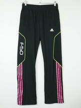 B262/Adidas/アディダス/CLIMA LITE/FSO/ジャージジョガーパンツ/ブラック系/レディース/Lサイズ_画像1