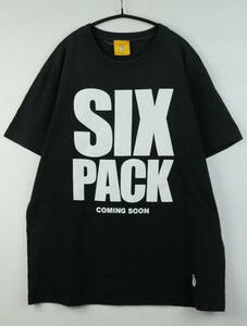B415/#FR2/fxxkingrabbits/FR2/半袖Tシャツ/SIX PACK COMING SOON/ブラック/Mサイズ/