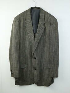 B554/80s/ISSEY MIYAKE MEN/イッセイミヤケメン/日本製/2Bテーラードジャケット/ブレザー/春夏/ブラウン系/メンズ/Mサイズ