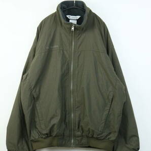 B685/Columbia Sportwear Company/コロンビア/WM5415/ナイロンウォームアップ中綿ジャケット/裏フリース/オリーブ系/メンズ/Sサイズの画像1